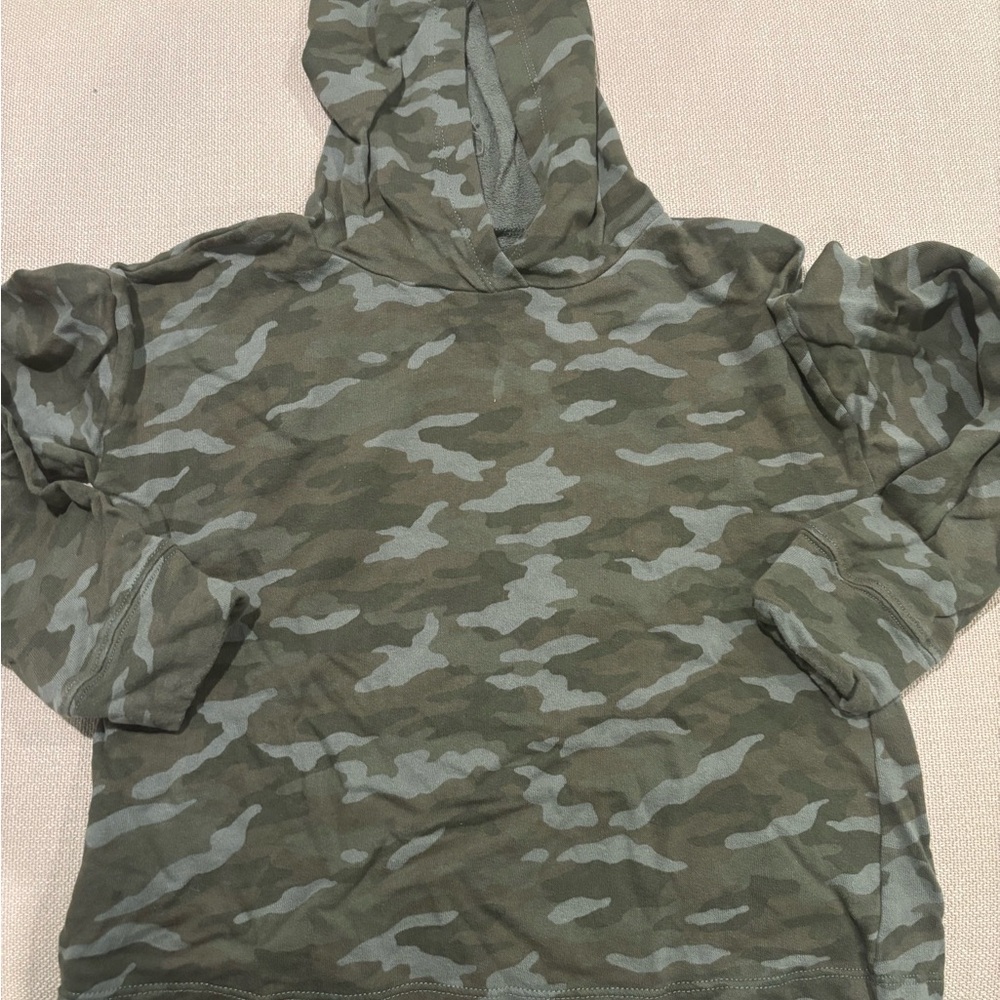 Melrose and Market Green Camouflage Kids Hoodie